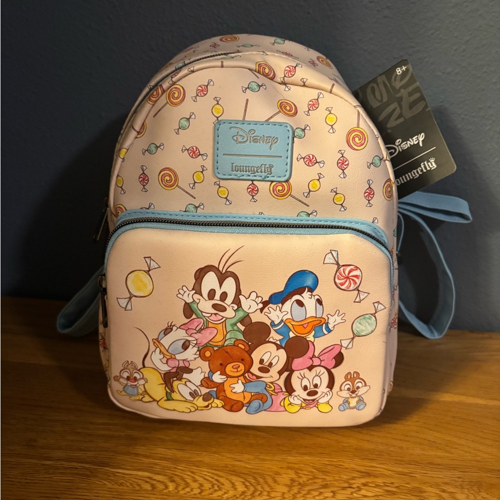 Disney Babies x Loungefly Pink Candy Kids Mini Backpack